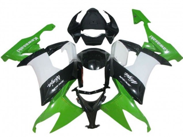 2008-2010 Green White Black Kawasaki ZX10R Motorcycle Fairing Australia