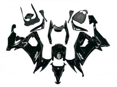 2008-2010 Glossy Black White Decal Kawasaki ZX10R Motorcycle Fairings Australia