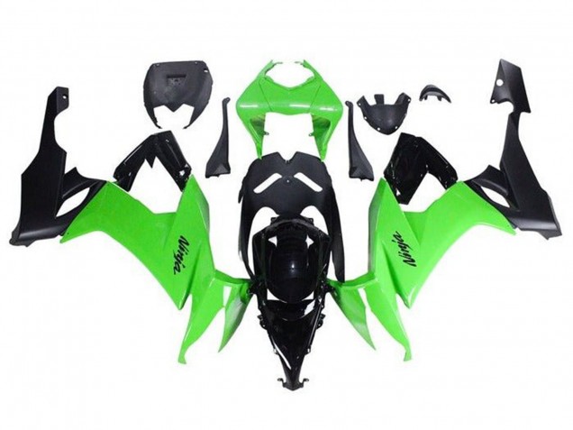 2008-2010 Green Black Kawasaki ZX10R Motorcycle Fairings Australia