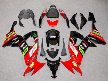 2008-2010 Red Green Black Yellow Kawasaki ZX10R Motorcycle Fairings Australia