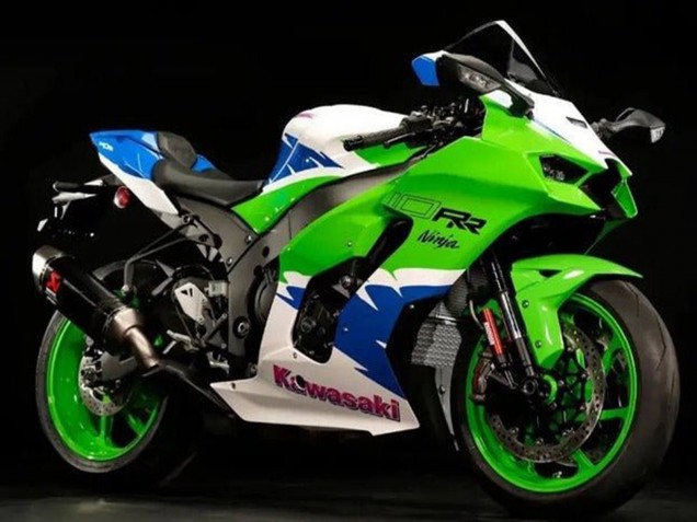 2021-2025 Green White Blue Red Kawasaki ZX10R Motorcycle Fairings Australia