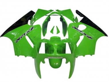 2000-2001 Green Black Kawasaki ZX12R Motorcycle Fairings Australia