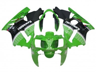 2000-2001 Green Black White Elf Kawasaki ZX12R Motorcycle Fairings Australia
