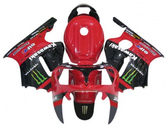2000-2001 Red Black Green Monster Kawasaki ZX12R Motorcycle Fairings Australia