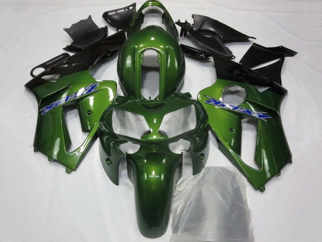 2000-2001 Dark Green Black Blue Kawasaki ZX12R Motorcycle Fairings Australia