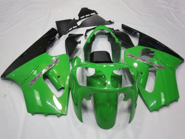 2002-2006 Green Black Purple Kawasaki ZX12R Motorcycle Fairings Australia