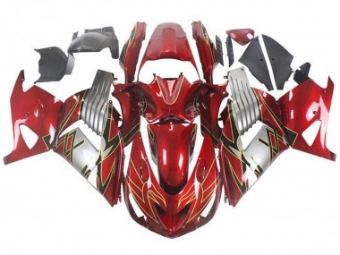 2006-2011 Red Silver Black Gold Kawasaki ZX14R ZZR1400 Motorcycle Fairings Australia