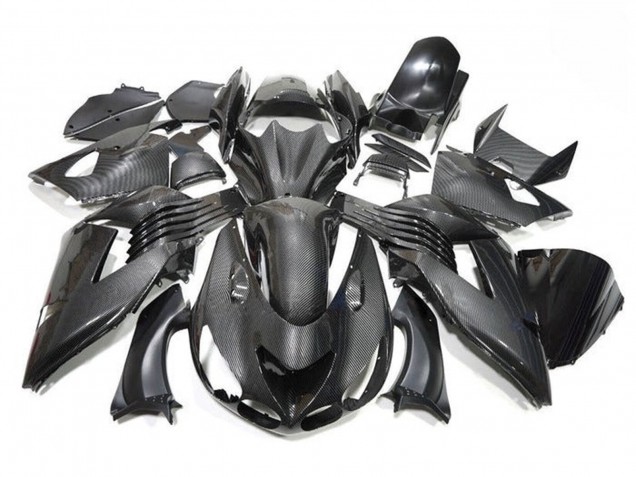 2006-2011 Faux Carbon Fiber Kawasaki ZX14R ZZR1400 Motorcycle Fairings Australia