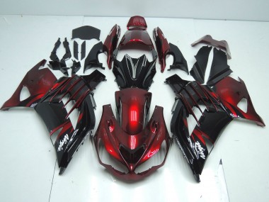 2012-2024 Red Glossy Black White Ninja Kawasaki ZX14R ZZR1400 Motorcycle Fairing Australia