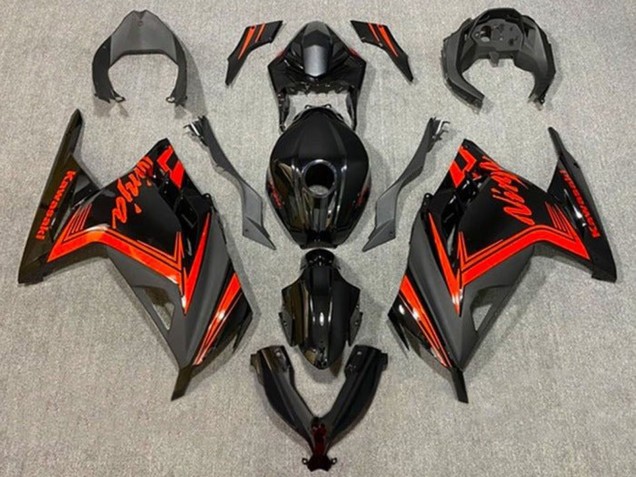 2013-2024 Glossy Black Matte Black Red Kawasaki EX300 Motorcycle Fairings Australia