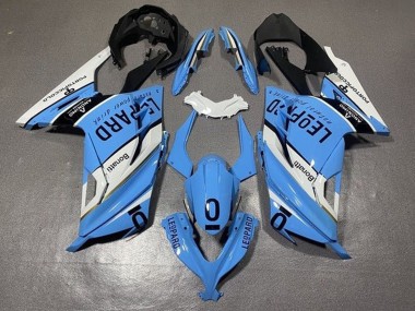 2013-2024 White Blue Black Leopard Kawasaki EX300 Motorcycle Fairings Australia