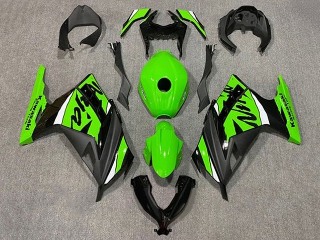 2013-2024 Green White Black Kawasaki EX300 Motorcycle Fairings Australia