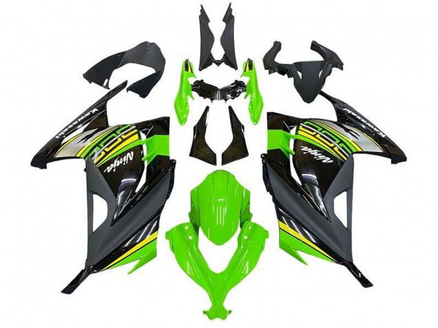 2013-2024 Green Black Silver Yellow Kawasaki EX300 Motorcycle Fairings Australia