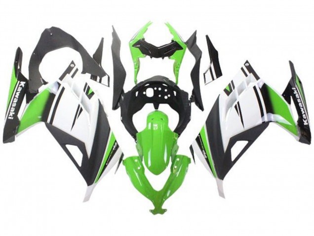 2013-2024 Green White Black Matte Black Kawasaki EX300 Motorcycle Fairings Australia
