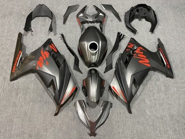 2013-2024 Matte Black Red Kawasaki EX300 Motorcycle Fairings Australia
