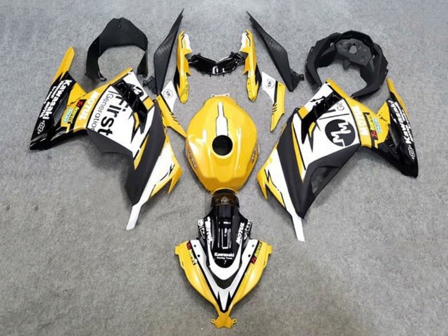 2013-2024 Yellow White Black Kawasaki EX300 Motorcycle Fairings Australia