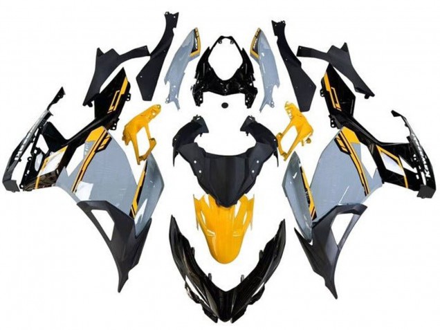 2018-2024 Nardo Grey Orange Black Kawasaki Ninja 400 Motorcycle Fairings Australia
