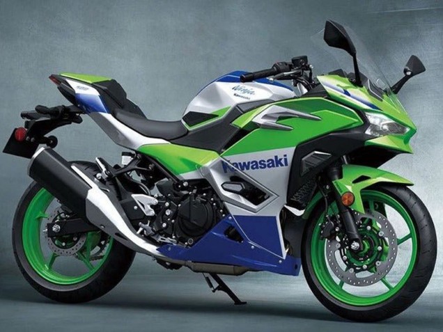 2024-2025 Silver Green Blue Kawasaki Ninja 500 EX500R Motorcycle Fairings Australia