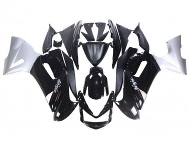 2006-2008 Glossy Black White Kawasaki Ninja 650 EX650 Motorcycle Fairings Australia
