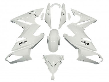 2009-2011 White Kawasaki Ninja 650 EX650 Motorcycle Fairings Australia