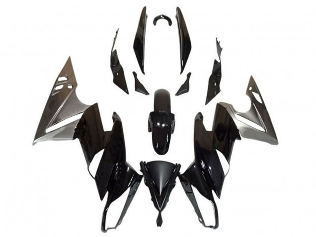 2009-2011 Glossy Black Silver Kawasaki Ninja 650 EX650 Motorcycle Fairings Australia