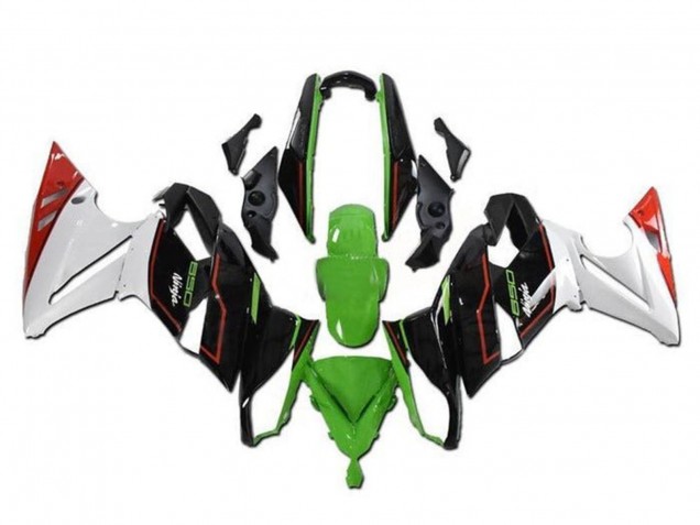 2009-2011 Green Black White Red Kawasaki Ninja 650 EX650 Motorcycle Fairings Australia