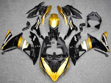 2017-2019 Gold Black White Kawasaki Ninja 650 EX650 Motorcycle Fairings Australia