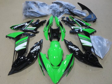 2017-2019 Green White Glossy Black Kawasaki Ninja 650 EX650 Motorcycle Fairings Australia