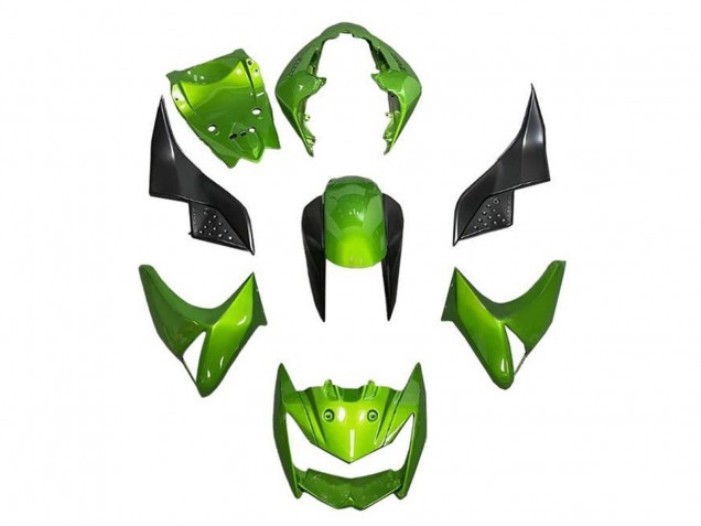 2007-2009 Green Black Kawasaki Z1000 Motorcycle Fairings Australia