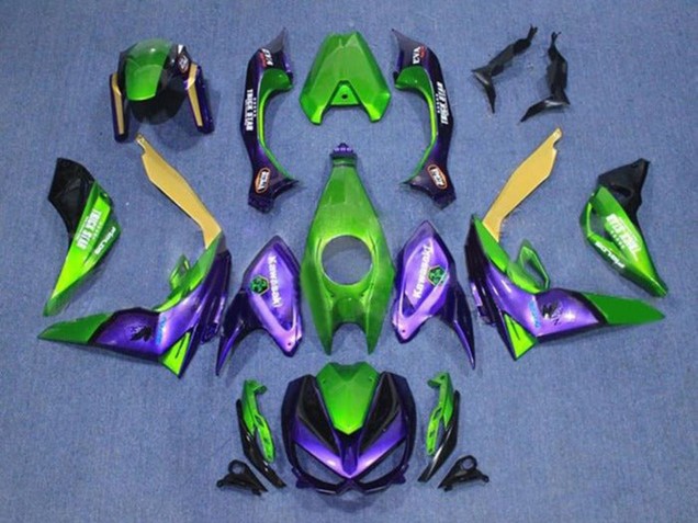 2014-2019 Green Yellow Purple Black Kawasaki Z1000 Motorcycle Fairings Australia