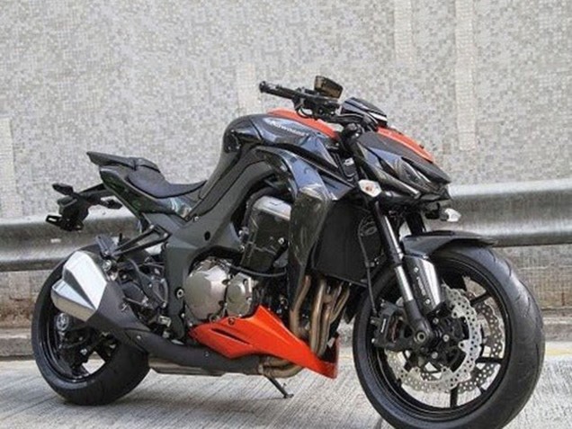 2014-2019 Black Orange Kawasaki Z1000 Motorcycle Fairings Australia