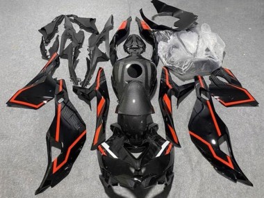 2019-2025 Black Faux Carbon Fiber Red Kawasaki ZX25R ZX-25R Motorcycle Fairings Australia