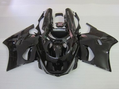 1990-1992 Glossy Black Kawasaki ZZR1100 Motorcycle Fairings Australia