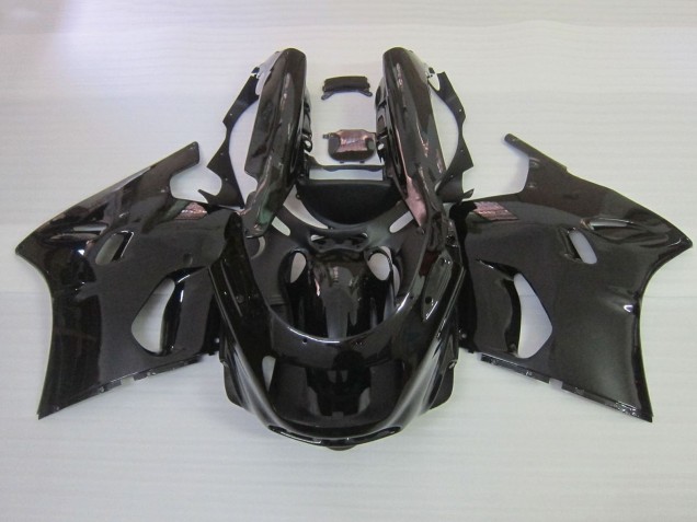1990-1992 Glossy Black Kawasaki ZZR1100 Motorcycle Fairings Australia