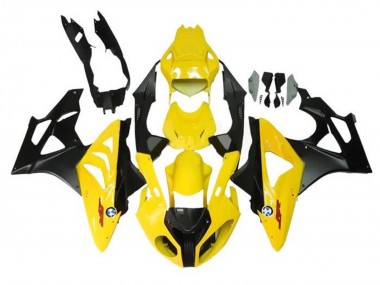 2009-2014 Yellow Matte Black BMW S1000RR Motorcycle Fairings Australia