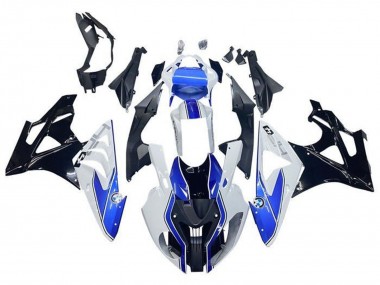 2009-2014 White Blue Glossy Black HP BMW S1000RR Motorcycle Fairings Australia