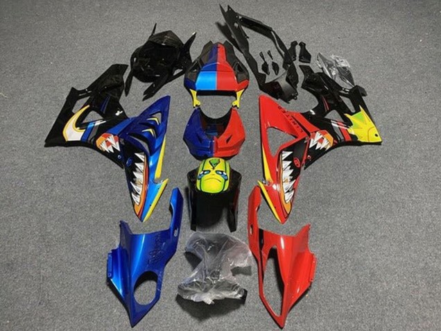 2009-2014 Blue Red Yellow Black Shark BMW S1000RR Motorcycle Fairings Australia