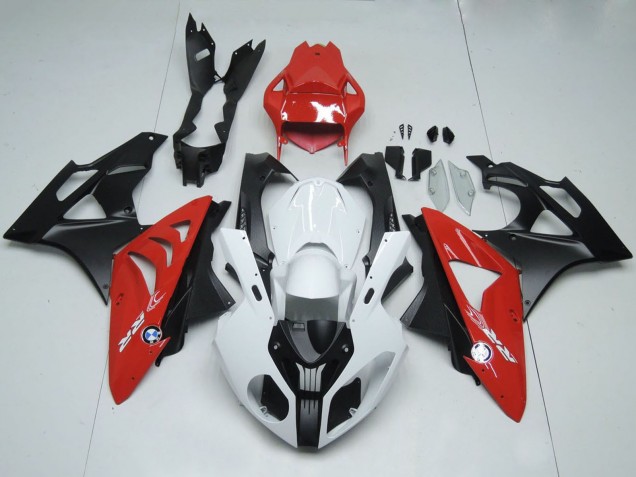 2009-2014 White Red Matte Black BMW S1000RR Motorcycle Fairings Australia