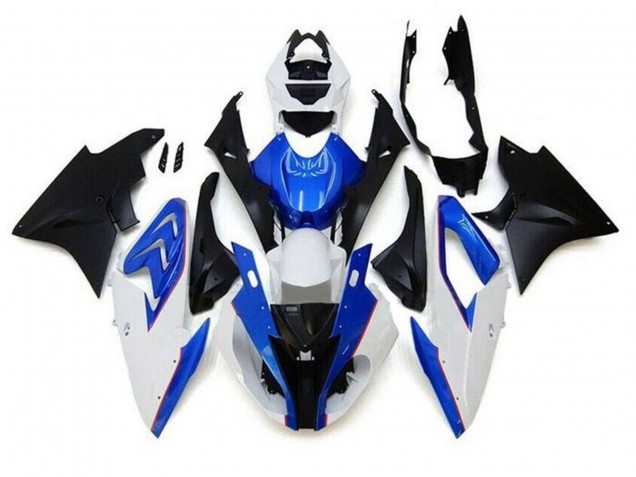 2015-2016 White Blue Matte Black BMW S1000RR Motorcycle Fairings Australia