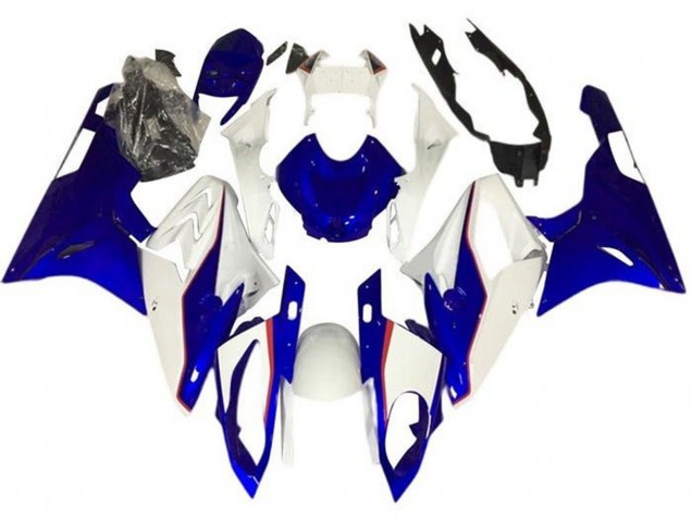 2015-2016 White Red Blue Pinstripe BMW S1000RR Motorcycle Fairings Australia