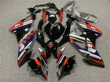 2015-2016 White Red Blue Glossy Black Stripe BMW S1000RR Motorcycle Fairings Australia