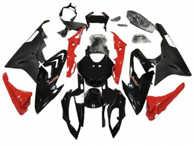 2015-2016 Glossy Black Matte Black Red BMW S1000RR Motorcycle Fairings Australia