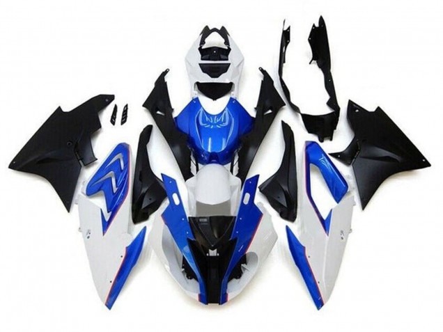 2017-2018 White Blue Matte Black BMW S1000RR Motorcycle Fairings Australia