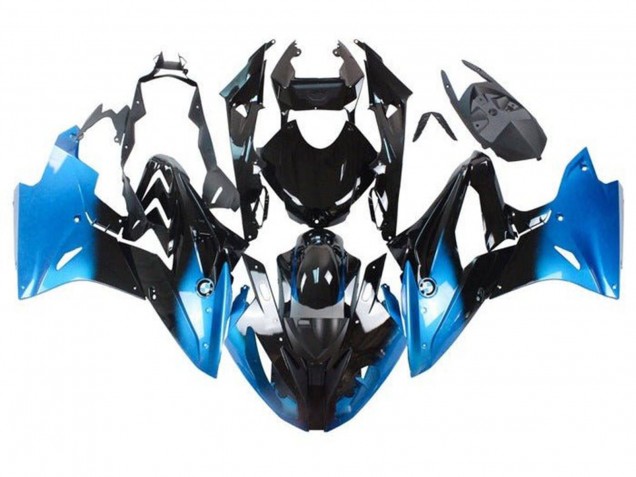 2017-2018 Blue Glossy Black Fade BMW S1000RR Motorcycle Fairings Australia