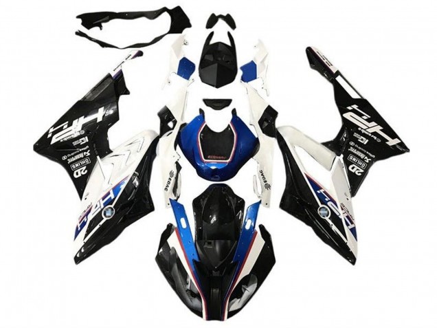 2017-2018 White Blue Glossy Black HP BMW S1000RR Motorcycle Fairings Australia