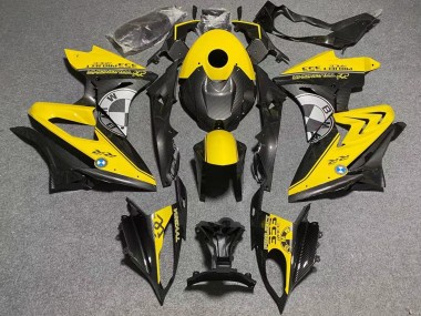 2017-2018 Yellow Faux Carbon Fiber BMW S1000RR Motorcycle Fairings Australia