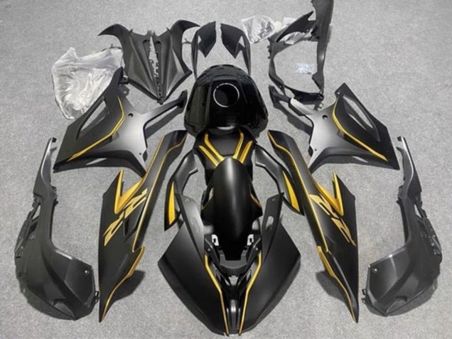 2019-2022 Matte Black Gold BMW S1000RR Motorcycle Fairings Australia