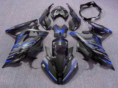2019-2022 Matte Black Blue White Stripe BMW S1000RR Motorcycle Fairings Australia