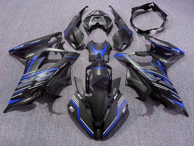 2019-2022 Matte Black Blue White Stripe BMW S1000RR Motorcycle Fairings Australia