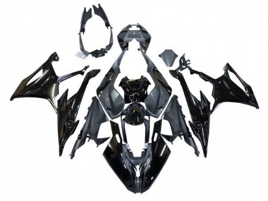 2019-2022 Glossy Black Matte Black BMW S1000RR Motorcycle Fairings Australia